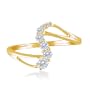 1/4 Ctw Diamond Journey Jewelry Ring In Yellow Gold (101791)