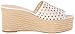 Nine West Women's Ertha Leather Wedge Sandal
