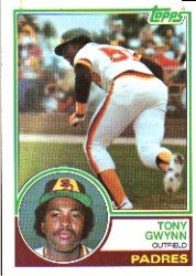 1983 Topps #482 Tony Gwynn - San Diego Padres (RC - Rookie Card) (Baseball Cards)