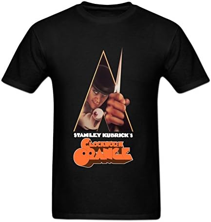 A Clockwork Orange Stanley Kubrick Short Sleeve Mens T-Shirt by Dyzone XL Black