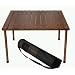 Table in a Bag W2716 Low Wood Portable Table with Carrying Bag