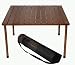 Table in a Bag W2716 Low Wood Portable Table with Carrying Bag