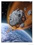 Asteroid Hurtling Towards Earth Decorative Art Giclee Poster Print by Dynamic Graphics, 18x24