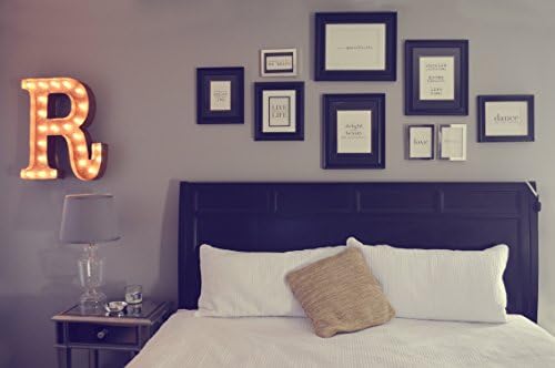 Vintage Marquee Light 24" Letter R