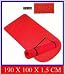 Sports : Yogamatte Gymnastikmatte YOGA MATTE 190x100x1,5cm rot Neu
