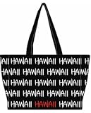 Large Tote Classic - Black / White / Red