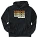 Sweatshirt Black  Camden Retro Color  New Jersey Usa City
