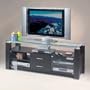 Elite Elt906 65-inch Wide Credenza Projection Tv Stand A/v Combo In Wenge Wood