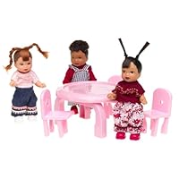Happy Family BABY FRIENDS 1st Birthday 3 Doll Set