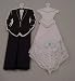 2 Piece Bride and Groom Hankie Set