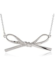 kate spade new york Skinny Mini Silver Colored Necklace, 28"
