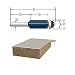 Bosch 85267M Laminate Trim Bit 1/2", 1/4" Shank with Baring, Carbide Tip