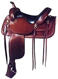 Big Horn Flex Tree Soft Ride Trail Saddle QHB - 5 Cantle