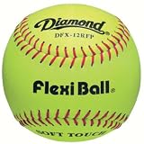 DIAMOND 12 INCH FLEXI-SOFTBALL - OPTIC YELLOW
