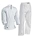 Century Karate Martial Arts Uniform with Belt Light Weight White Cotton Elastic Waistband & Drawstring for Adult & Children Size 000 - 7 (Size 00 40-55lb 3ft 5in - 3ft 10in)