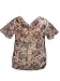 Karen Kane Sheer Top w/Flutter Sleeves & Cowl Neck 0X