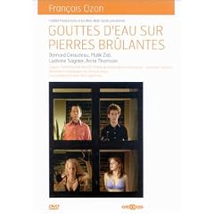 Gouttes d'eau sur pierres br�lantes