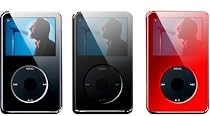 Speck Products 60 GB iPod Video See-Thru Hard Case 3-Pack (Clear, Black, Red)
