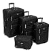 Leisure Luggage Windsor 4 Piece Exp. Luggage Set (Black) Leisure Luggage Windsor 4 Piece Exp. Luggage Set (Black)
