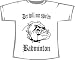 Der will nur spielen - Badminton; T-Shirt weiß