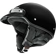 Raider Deluxe Half Helmet - Adult XL, Flat Black, Model# 26-617-16