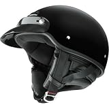 Raider Black Large Deluxe Flat Helmet