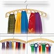 10-Hole Scarf Hanger - Natural