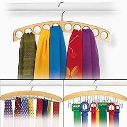 10-Hole Scarf Hanger - Natural