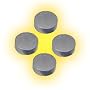 Disc Magnet is only 1/2" in Diameter But Has Terrific Holding Power (Pkg/200)