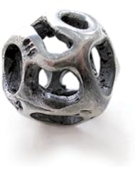 Melina World Jewellery - Big Bead / Grandes talón - 1008 - Sterling Silver 925 - Handmade in Greece and inspired by Olympic, Greek and Mediteranean history and motives. Beads fits Biagi. Chamilia, Pandora and Trollbeads etc.