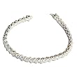 Girls Bracelet Silver Multi Gemstone Jewellery 7 inches (brclt229)