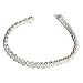 Hand crafted Zircon Jewellery Sterling Silver Bracelet 7.5 Inches