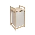 Hamper Storage Unit with Drawer - Natural