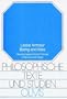 Being and Idea: Development of Some Themes in Spinoza and Hegel (Philosophische Texte und Studien, Band 26)