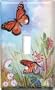 Butterflies and Flowers Switch Plate - Single Toggle