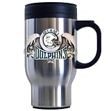 Siskiyou Sports Miami Dolphins 18 oz  NFL Stainless Steel Travel Mug