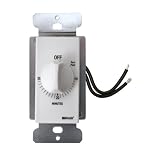 Woods 59714 Decora Style 30-Minute Timer, Mechanical Wall Switch, White ~ Woods
