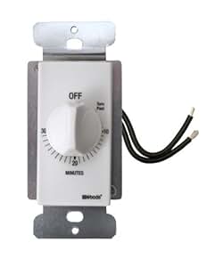 Woods 59714 Decora Style 30-Minute Timer, Mechanical Wall Switch, White ...