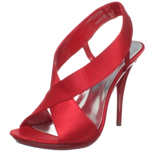 Michael Antonio Women's Tallie Slingback Sandal,Red,8 M US