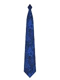 Blue Etchings tie