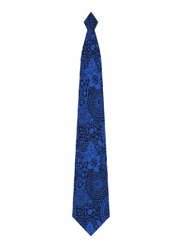 Blue Etchings tie