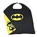 Tsye Superhero Assorted Kids' Costumes with Satin Cape and Felt Mask (Set of 4)