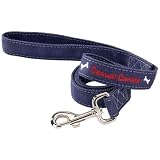 BLUE - Comfortable Denim Dog LEAD