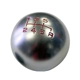 10x1.25mm Thread 6 speed JDM Round Ball Shift Knob in Gunmetal Grey Gray Silver... by VMS Racing