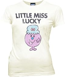Junk Food Little Miss Lucky Sugar Cream Juniors/Ladies T-Shirt Tee