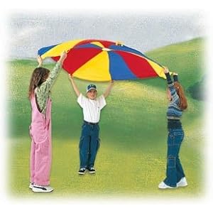 20' Parachute with Handles and Carry Bag by 