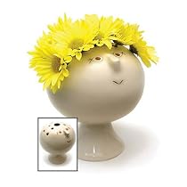 Whimsical Ceramic "Flowerhead" Vase