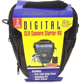 Digital SLR Starter Kit (Holster Bag, Mini Tripod, Cleaning Kit) 
