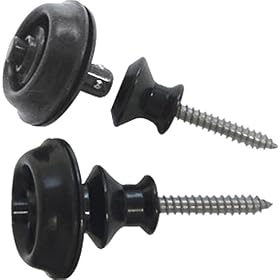Dunlop Dual Design Straplok System, Black