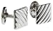 Donald Trump Men's Cufflinks,Silver,One Size